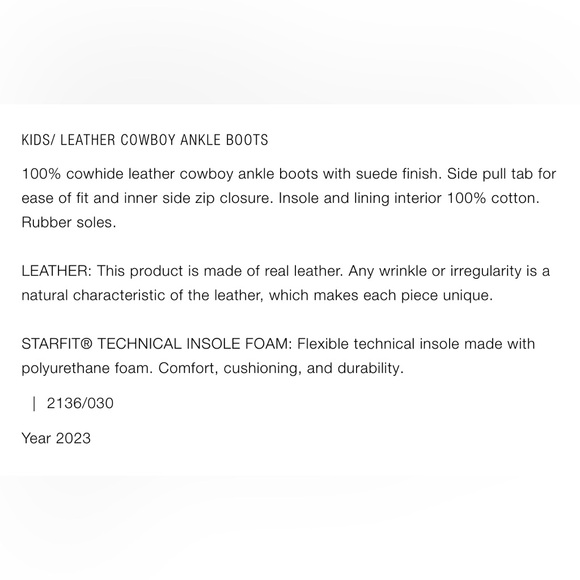 Zara leather Kids Brown Boots - Picture 6 of 6